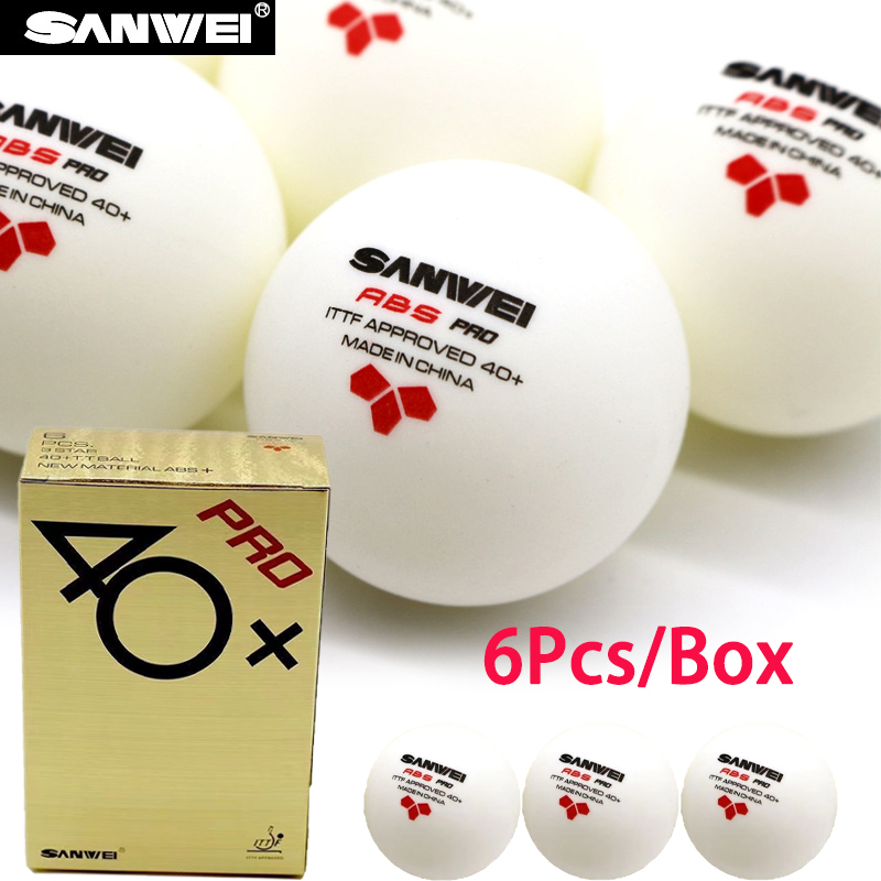 Donic Table Tennis Ball - SANWEI ABS PRO 3 étoiles 40