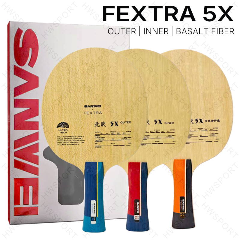 Xiom Blade Table Tennis - SANWEI FEXTRA 5X lame de Tennis