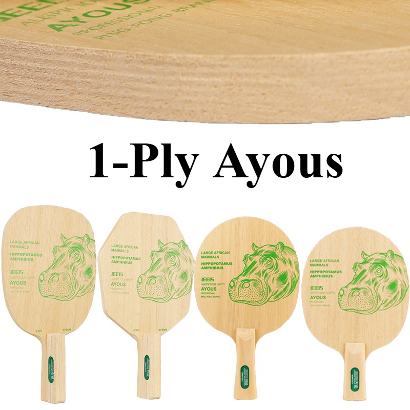 JEELS Green Hippo 1 Ply Ayous  - Table Tennis Blades avis et prix