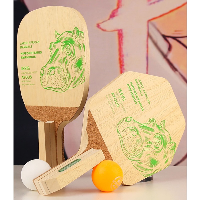 JEELS Green Hippo 1 Ply Ayous  - Table Tennis Blades avis et prix