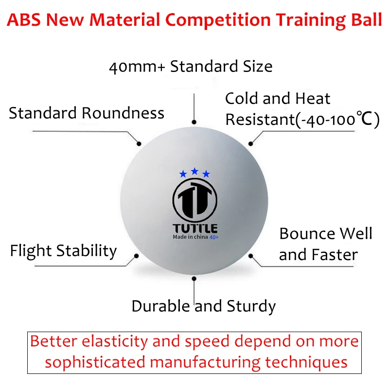 Balles de Ping-Pong TUTTLE 3 é - Donic Table Tennis Ball avis et prix